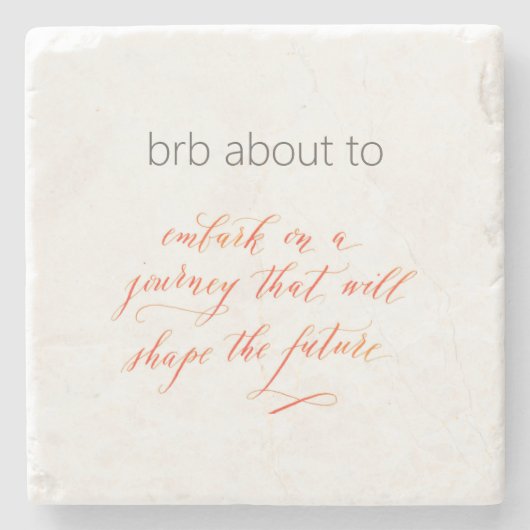 Stone-Untersetzer starten Steinuntersetzer (Vorderseite)