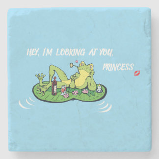 Stone Untersetzer Valentine's Day Liebe Frog