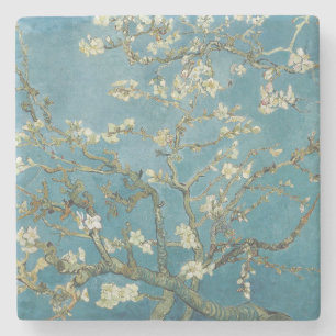 STONE UNTERSETZER: VAN GOGH: ALMOND BLOSSOM  STEINUNTERSETZER