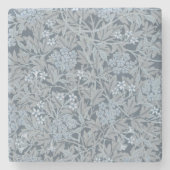 STONE UNTERSETZER: WILLIAM MORRIS:JASMINE DESIGN STEINUNTERSETZER (Vorderseite)
