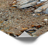Stone Wall Copy Space Ready for Text Canvas Print Poster (Ecke)