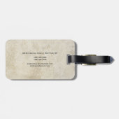 Stone Wall Einfach Schlicht Minimalistisch kreativ Gepäckanhänger (Rückseite horizontal)