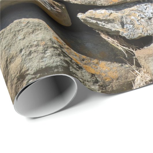 Stone Wall Geschenkpapier (Rolleneckpunkt)