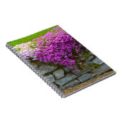 Stone Wall & Phlox Notebook Notizblock (Rechte Seite)