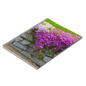 Stone Wall & Phlox Notebook Notizblock (Linke Seite)