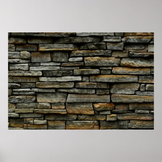 Stone wall poster (Vorne)