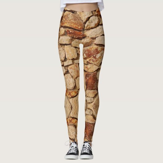 Stone Wall - Power Yoga Leggings (Vorderseite)