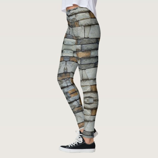 Stone Wall - Power Yoga Leggings (Links)