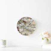 Stone Wall  Runde Wanduhr (Zuhause)