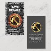 Stone Wall Timber Placer Gold Hammer Visitenkarte (Vorne/Hinten)