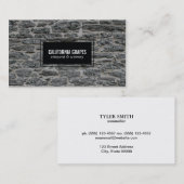 Stone Wall Visitenkarte (Vorne/Hinten)
