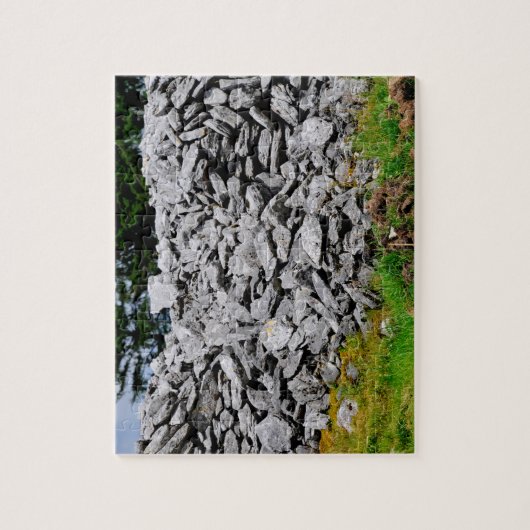 Stone Walls Inisheer Aran Islands Galway Irland. Puzzle (Vertikal)