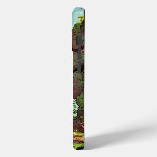 Stone Warrior Case-Mate iPhone Hülle (Rückseite / Links)