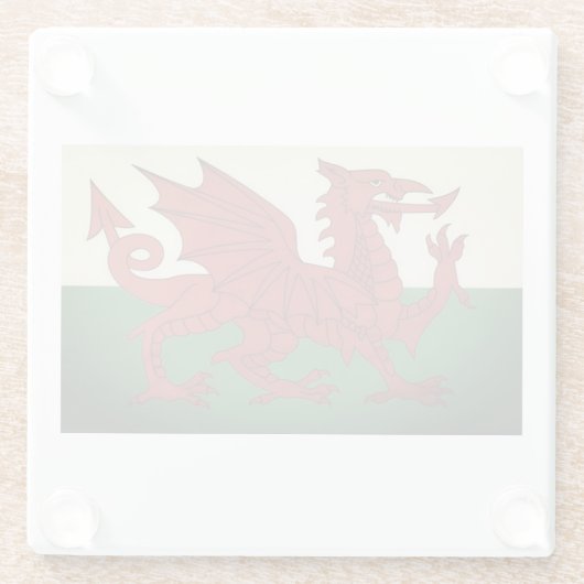 Stone Welsh Dragon Untersetzer (Rückseite)