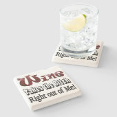 Stone Wine Untersetzer (Seitenansicht)