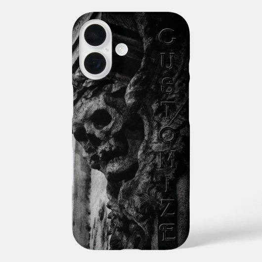 Stone Wings Skull Case-Mate iPhone Hülle (Rückseite)