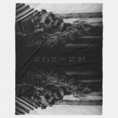 Stone Wings Skull Fleecedecke (Vorderseite)