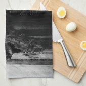 Stone Wings Skull Geschirrtuch (Viertel Falte)