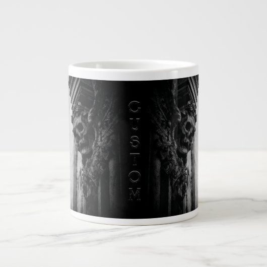 Stone Wings Skull Jumbo-Tasse (Vorderseite)