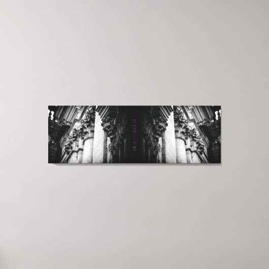 Stone Wings Skull Leinwanddruck (Vorderseite)