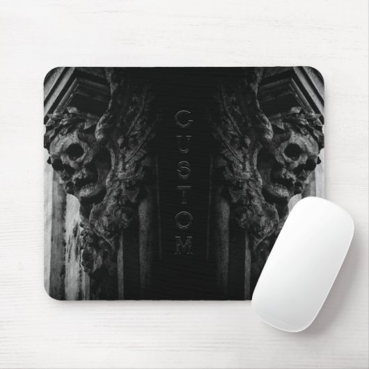 Stone Wings Skull Mousepad (Mit Mouse)