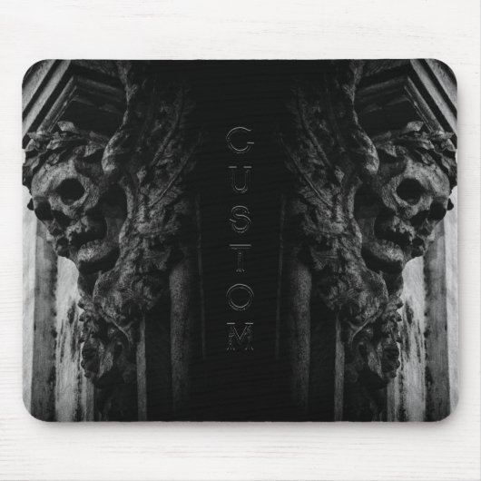 Stone Wings Skull Mousepad (Vorne)