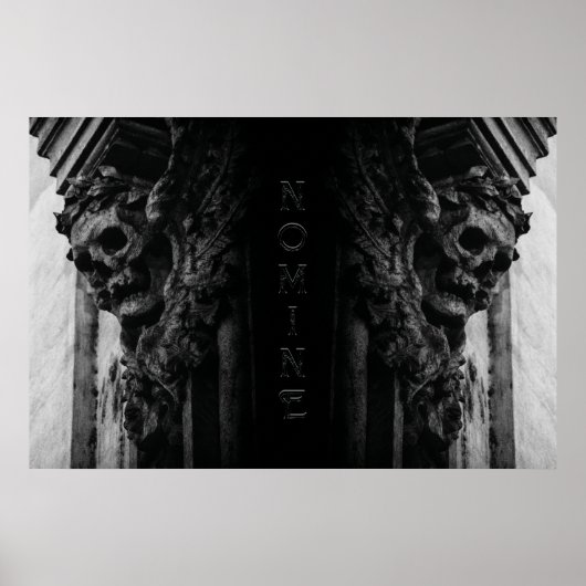 Stone Wings Skull Poster (Vorne)