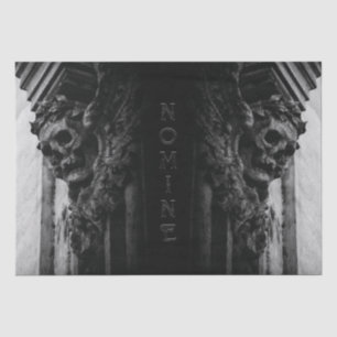 Stone Wings Skull Seidenpapier