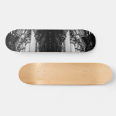 Stone Wings Skull Skateboard (Horizontal)