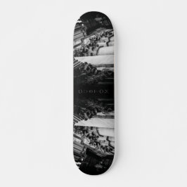 Stone Wings Skull Skateboard