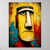 Stone Witness — Contemporary Abstract Expressionis Poster (Vorne)