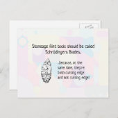 Stoneage Flint Tools - alias Schrodingers Blades Postkarte (Vorne/Hinten)