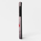Stonealkes Herz - Personalisieren Sie Monogramm Case-Mate iPhone Hülle (Hinten/Links)