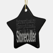 Stonecutter Extraordinator Keramik Ornament (Links)