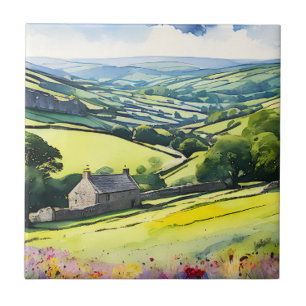 "Stonedale" Wide Landschaft Yorkshire Dales Scene Fliese
