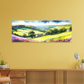 "Stonedale" Wide Landschaft Yorkshire Dales Scene Leinwanddruck (Insitu (Wohnzimmer))