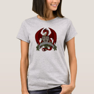 Stonefire Drache-Wappen (rot), der T - Shirt der