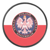 Stoneham Round Polish Texan Eishockey Puck (Vorderseite)