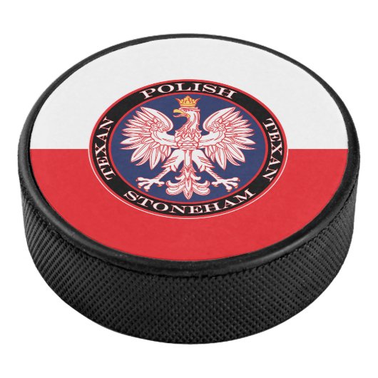 Stoneham Round Polish Texan Eishockey Puck (3/4)