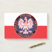 Stoneham Round Polish Texan Post-it Klebezettel (Auf Schreibtisch)