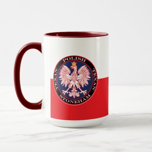 Stoneham Round Polish Texan Tasse (Links)
