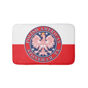 Stoneham Texas Polnischer Adler Badematte