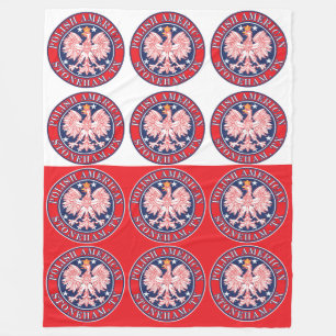 Stoneham Texas Polnischer Adler Fleecedecke
