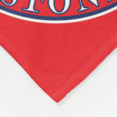 Stoneham Texas Polnischer Adler Fleecedecke (Ecke)