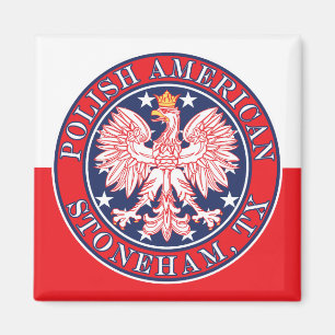 Stoneham Texas Polnischer Adler Magnet