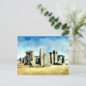 Stonehenge 2 postkarte (Stehend Vorderseite)