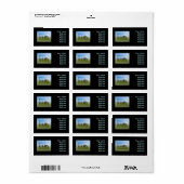 Stonehenge Adressaufkleber (Vorne)