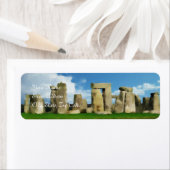 Stonehenge-Adressetikett (Insitu)