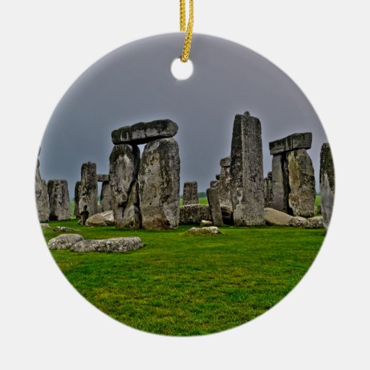 Stonehenge Alte historische Stätte des Powers Keramik Ornament (Vorne)