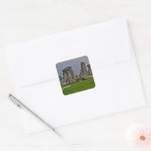 Stonehenge Alte historische Stätte des Powers Quadratischer Aufkleber (Umschlag)
